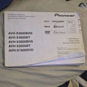 PIONEER Owner's Manual with Black and White Design